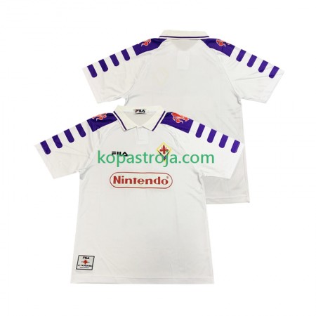 Billiga Fotbollströjor ACF Fiorentina 1999 Retro Borta tröja 1998 Kortärmad